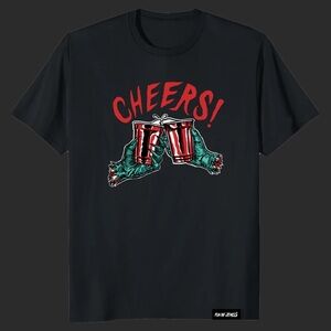Run the Jewels Halloween Monster Cheers Graphic Black T-Shirt